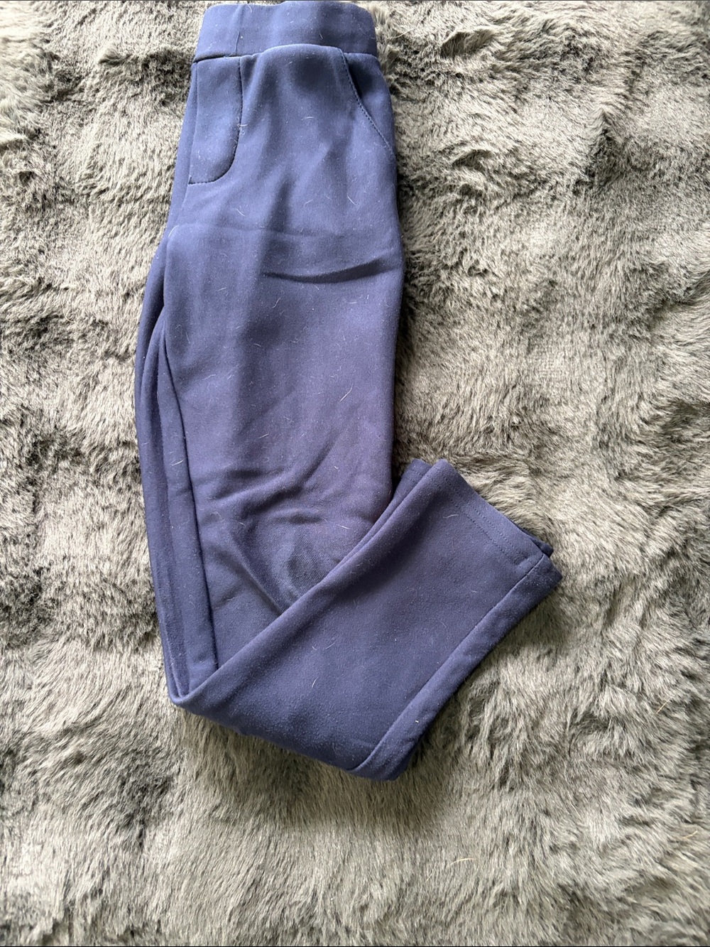 Kids Navy Blue Pull-On Jogger Pants